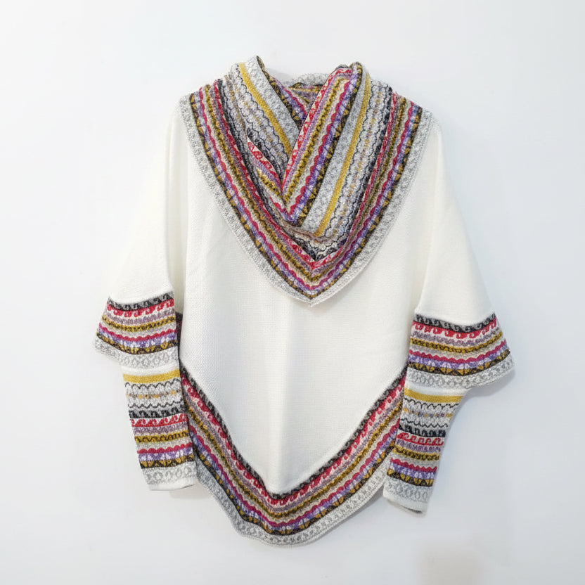 Autumn Shade Alpaca Poncho