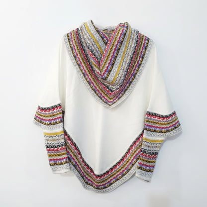 Autumn Shade Alpaca Poncho
