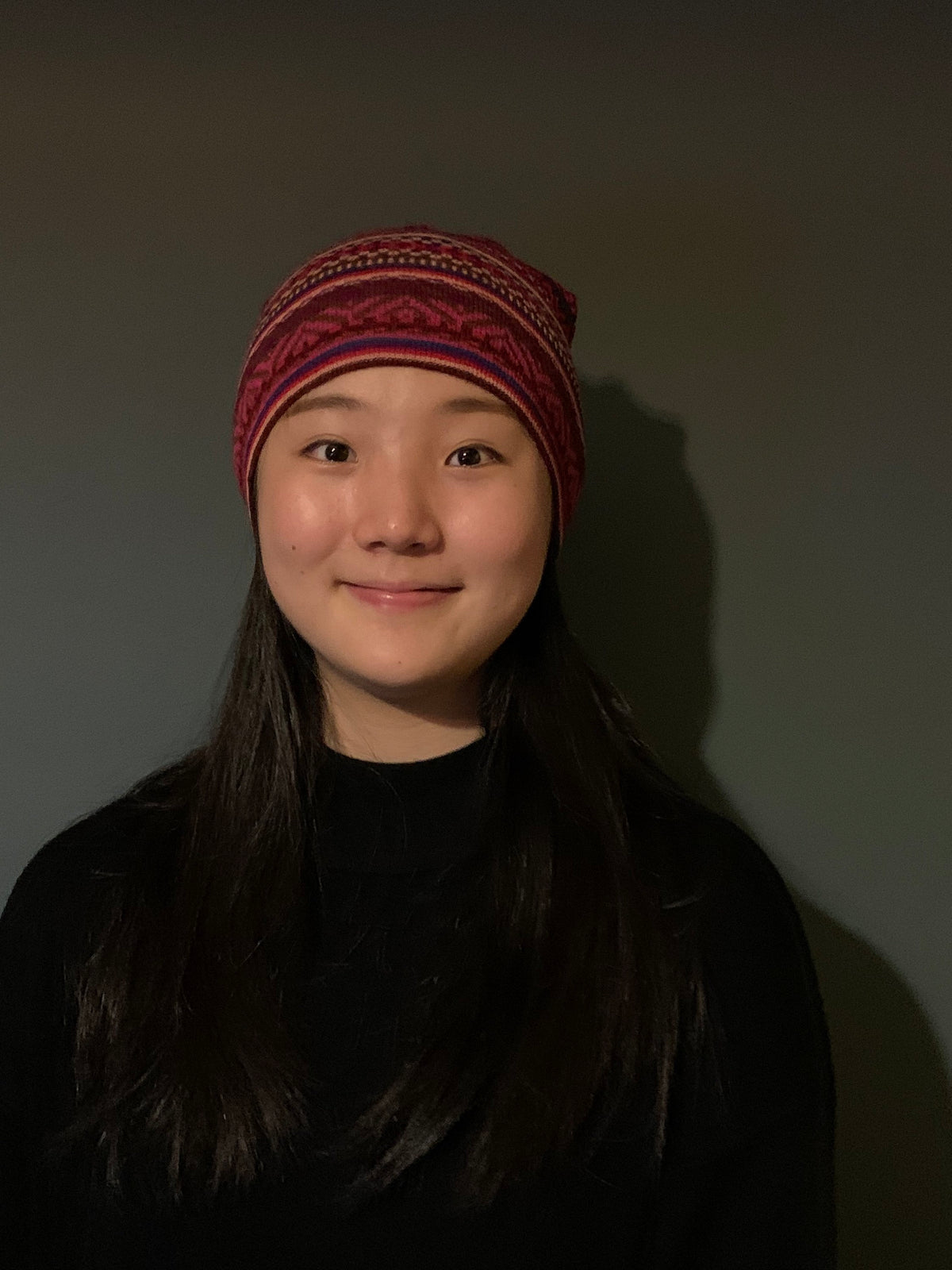 Andean Red Tones Baby Alpaca Snood & Slouch Hat, photo 7