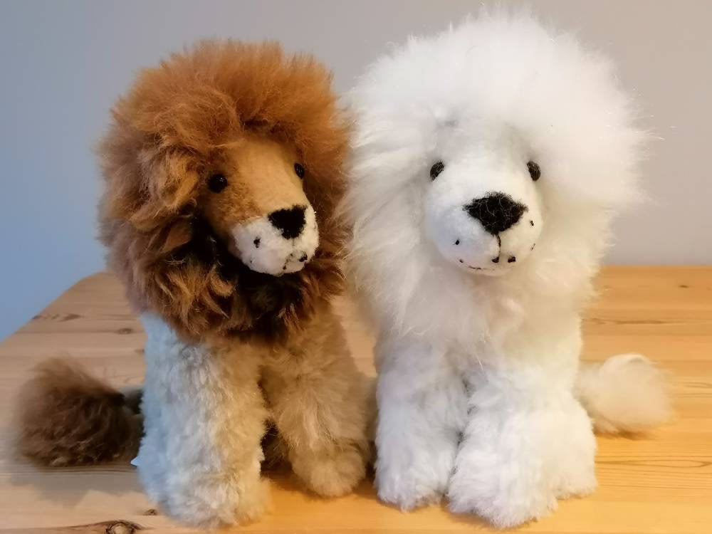Baby Alpaca Lion Plushie