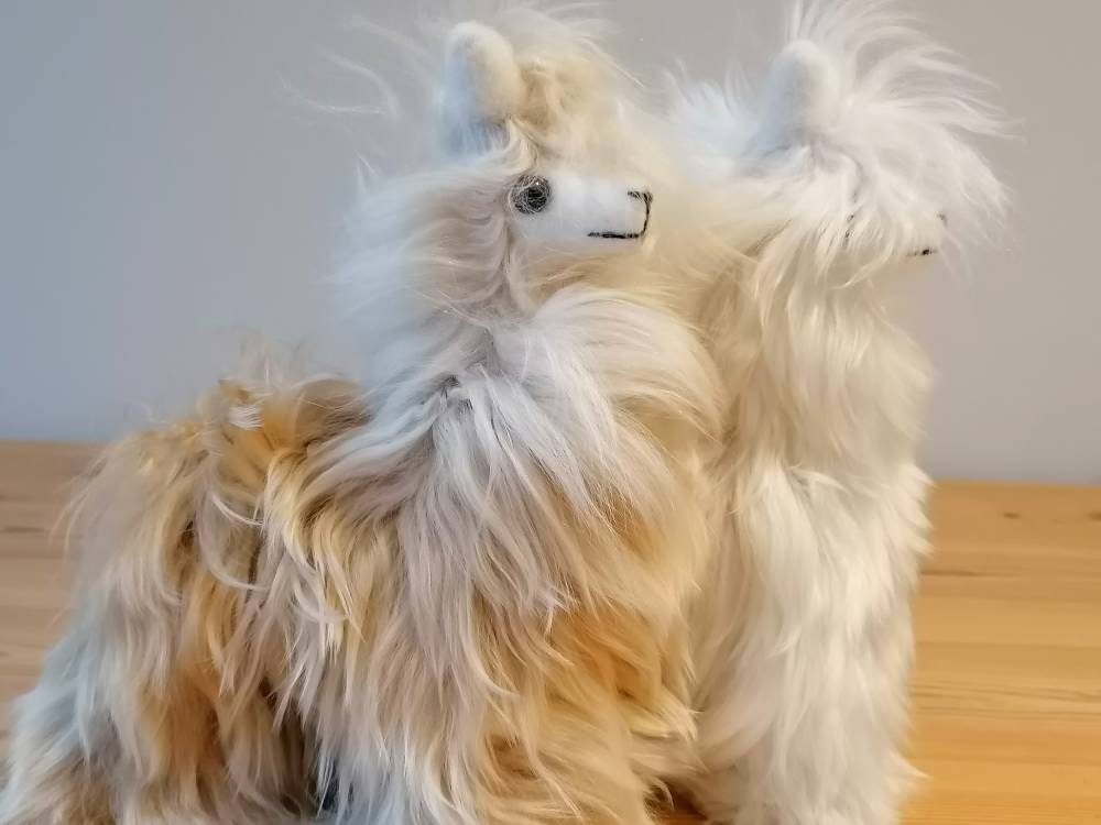 Large Long-Haired Suri Baby Alpaca Plushie, photo 6