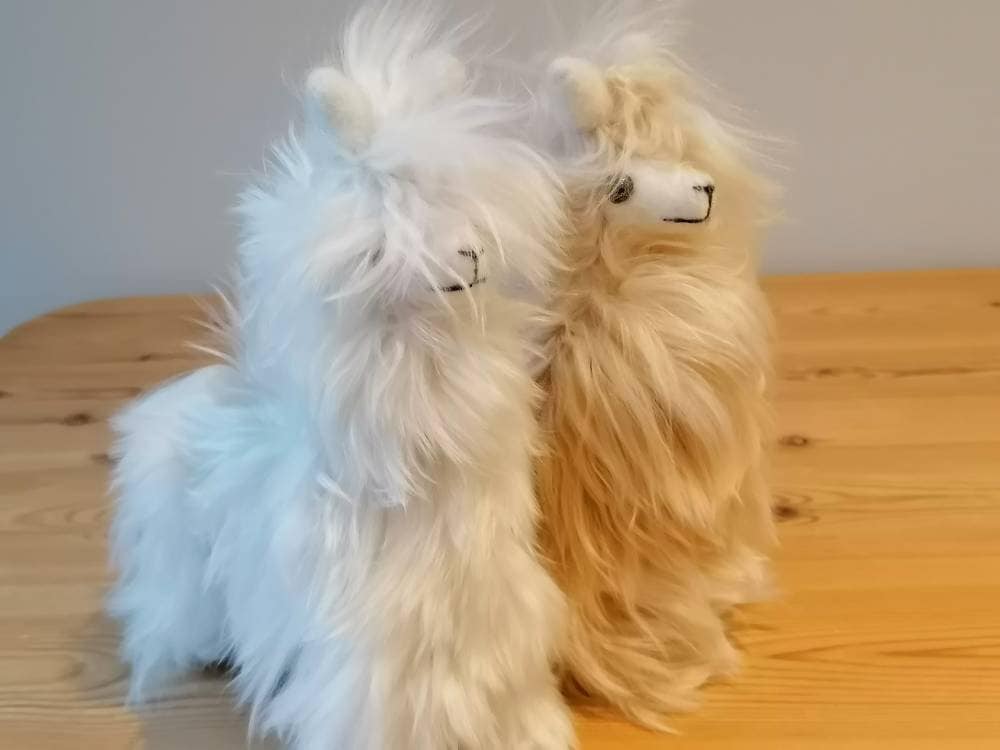 Large Long-Haired Suri Baby Alpaca Plushie, photo 7