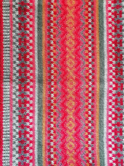 Andean Red Tones Baby Alpaca Snood & Slouch Hat, photo 9