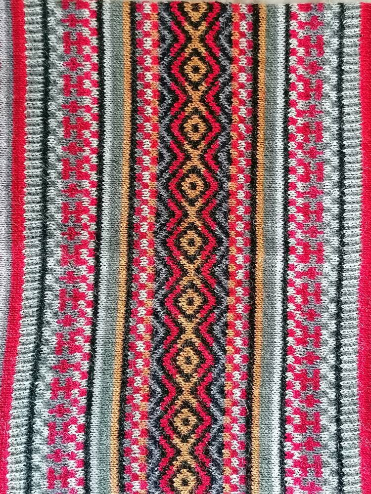 Andean Red Tones Baby Alpaca Snood & Slouch Hat, photo 8