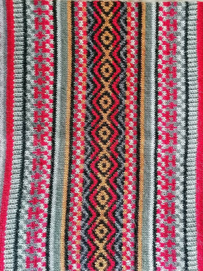 Andean Red Tones Baby Alpaca Snood & Slouch Hat, photo 8