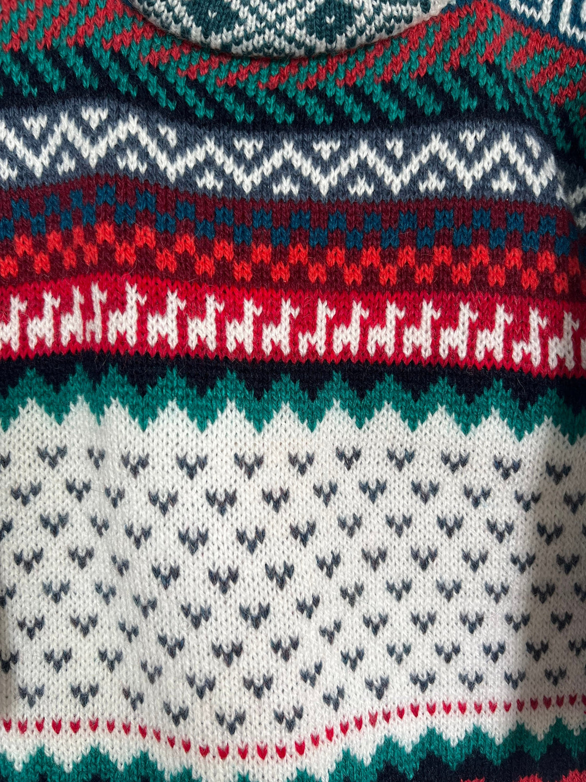 Ivory Andean Fair Isle Alpaca-Blend Kids Jumper, photo 2