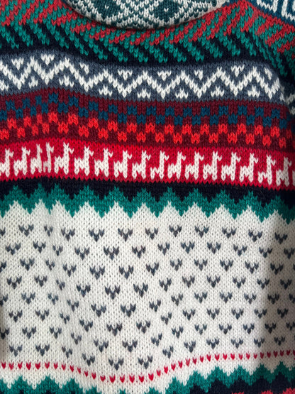 Ivory Andean Fair Isle Alpaca-Blend Kids Jumper, photo 2
