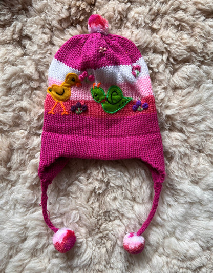Hand-Embroidered Animal Toddler Chullo Hat (1-2 Years), photo 3