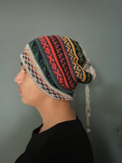 Natural Tones Reversible Alpaca Ski Snood & Slouch Hat, photo 2