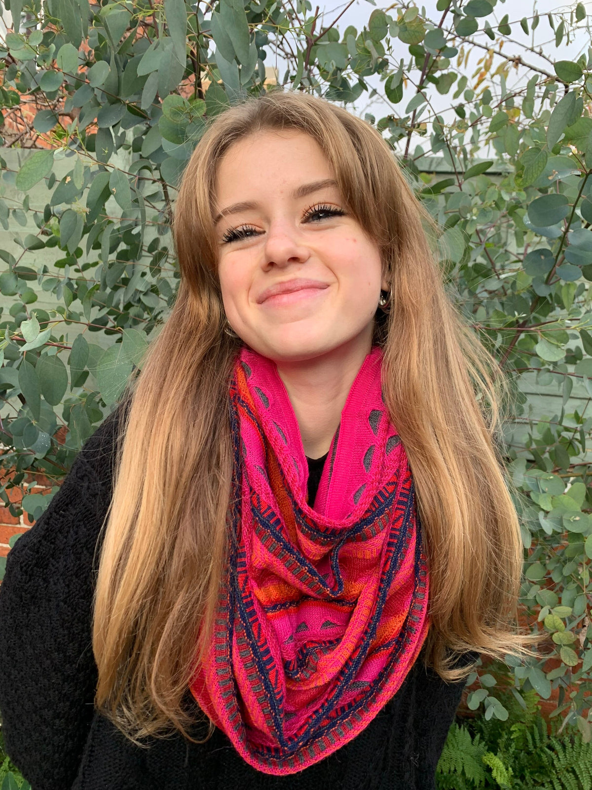 Textured Stripe Alpaca Blend Snood - Choose Your Colour, photo 8