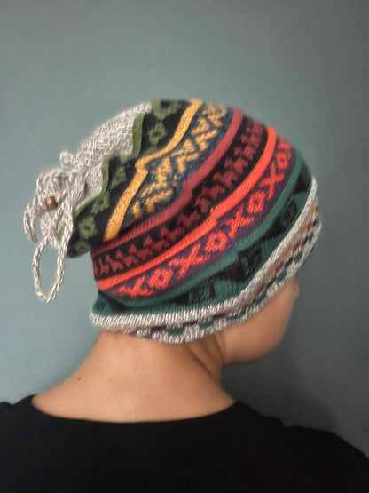 Natural Tones Reversible Alpaca Ski Snood & Slouch Hat, photo 8