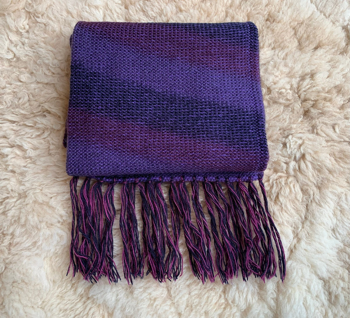 Diagonal Stripe Alpaca Blend Scarf - Choose Your Colour, photo 4