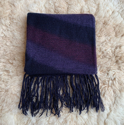 Diagonal Stripe Alpaca Blend Scarf - Choose Your Colour, photo 7