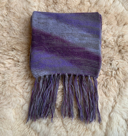 Diagonal Stripe Alpaca Blend Scarf - Choose Your Colour, photo 6