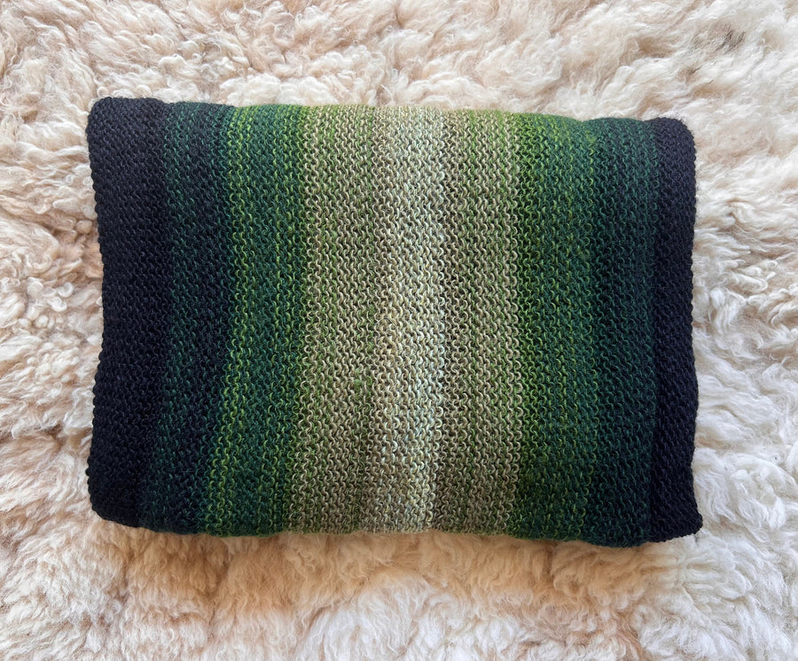 Green Ombre Stripe Alpaca Blend Scarf