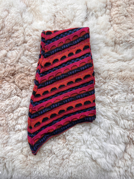Textured Stripe Alpaca Blend Snood - Choose Your Colour