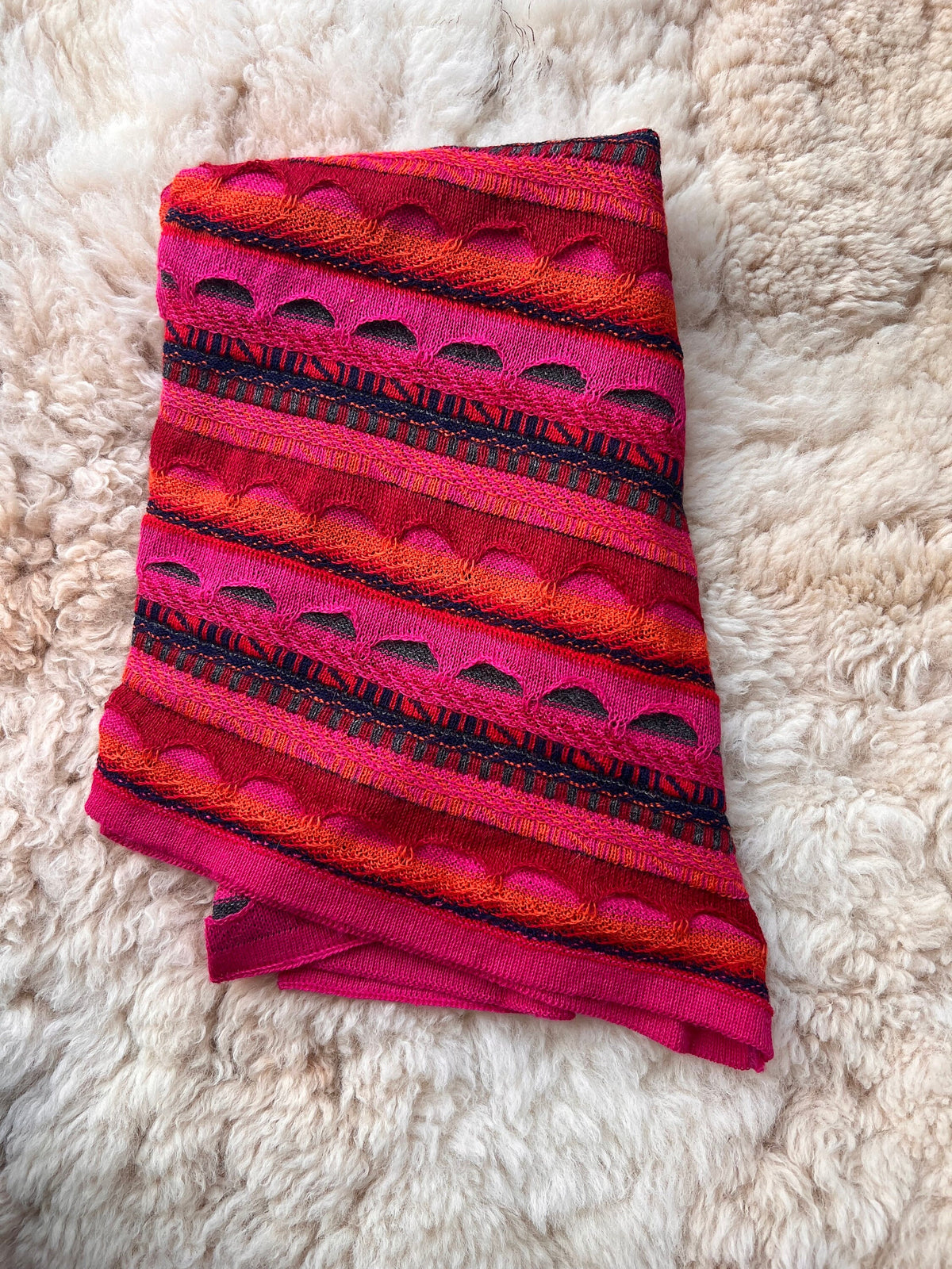 Textured Stripe Alpaca Blend Snood - Choose Your Colour, photo 3
