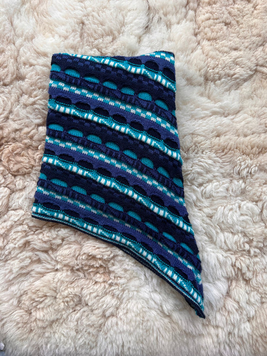 Textured Wave Alpaca Blend Snood Shawl - Choose Your Colour