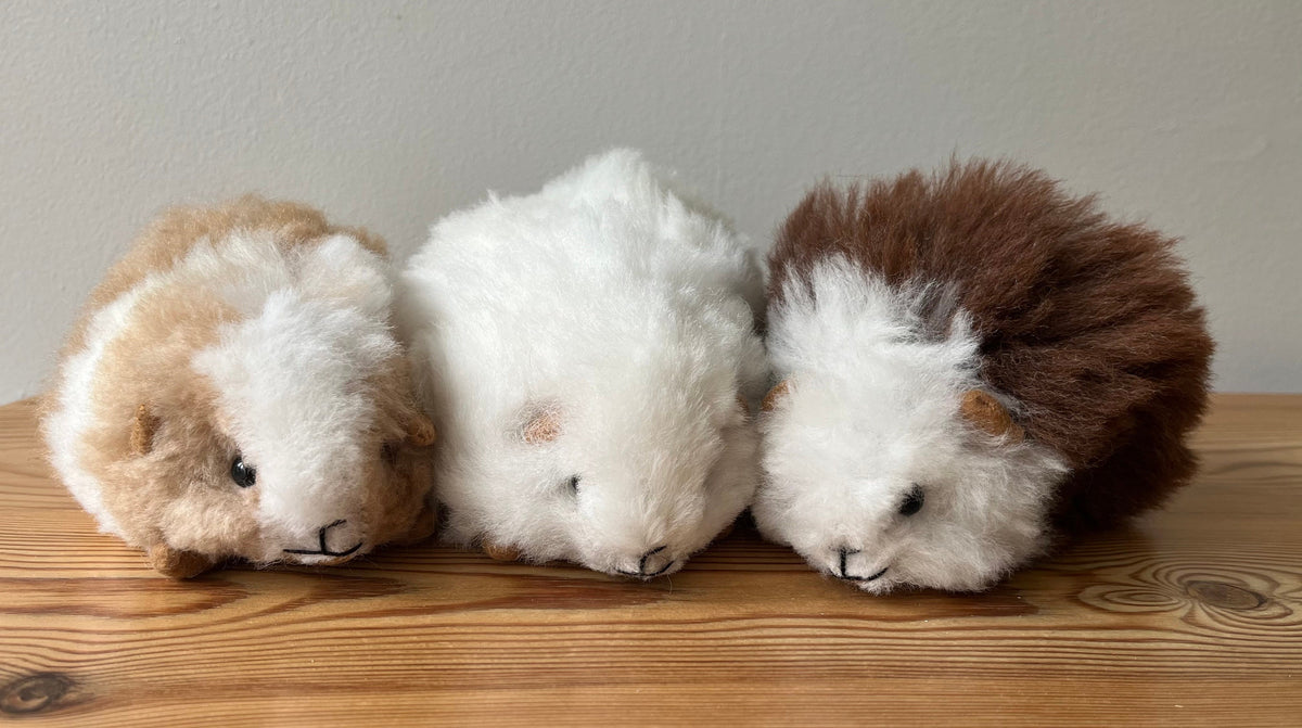 Small Baby Alpaca Guinea Pig Plushie