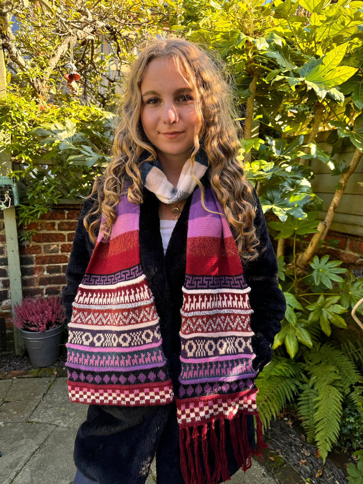 Hooded Alpaca Blend Scarf - Choose Your Colour, photo 8