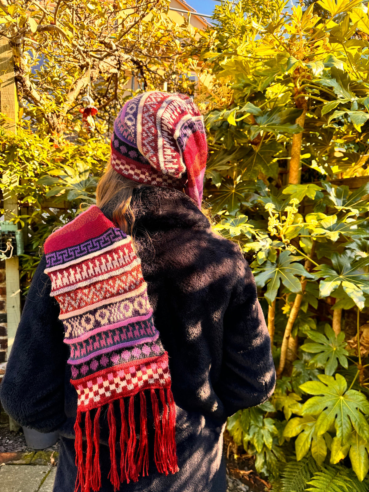 Hooded Alpaca Blend Scarf - Choose Your Colour, photo 7