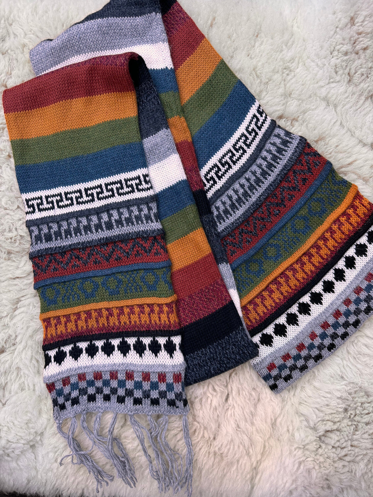 Hooded Alpaca Blend Scarf - Choose Your Colour, photo 5