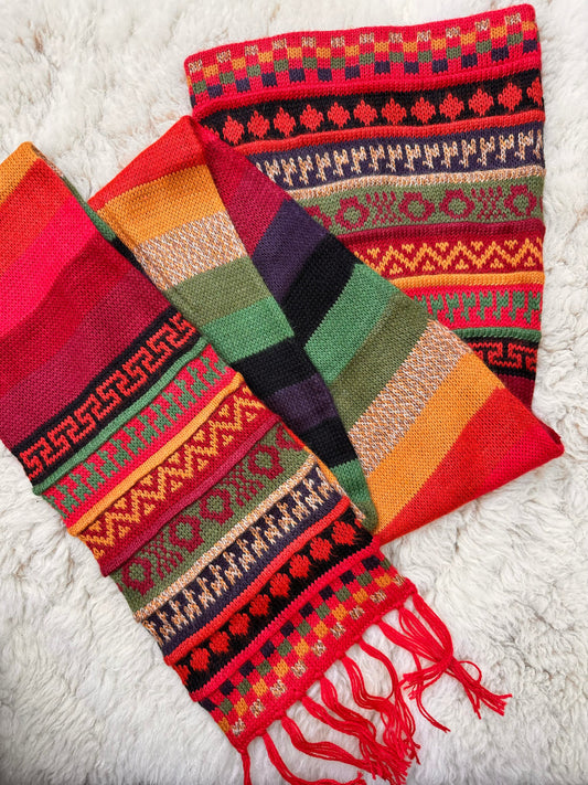Hooded Alpaca Blend Scarf - Choose Your Colour