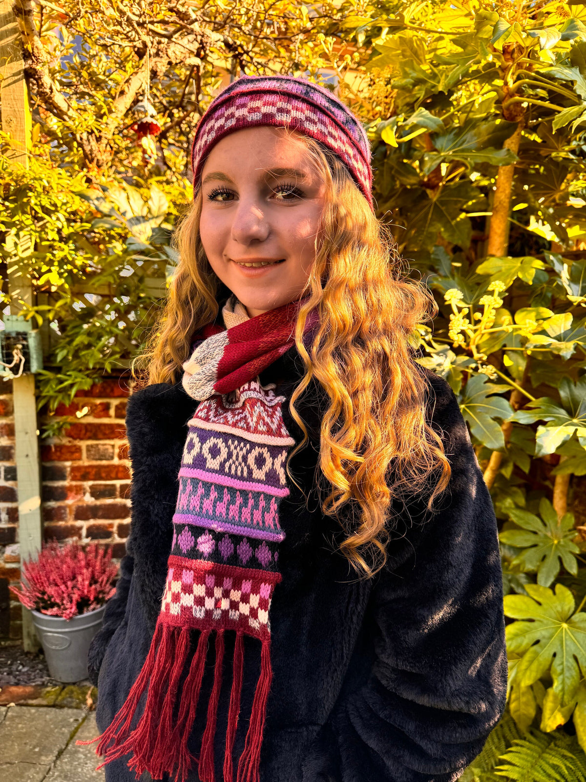 Hooded Alpaca Blend Scarf - Choose Your Colour, photo 2