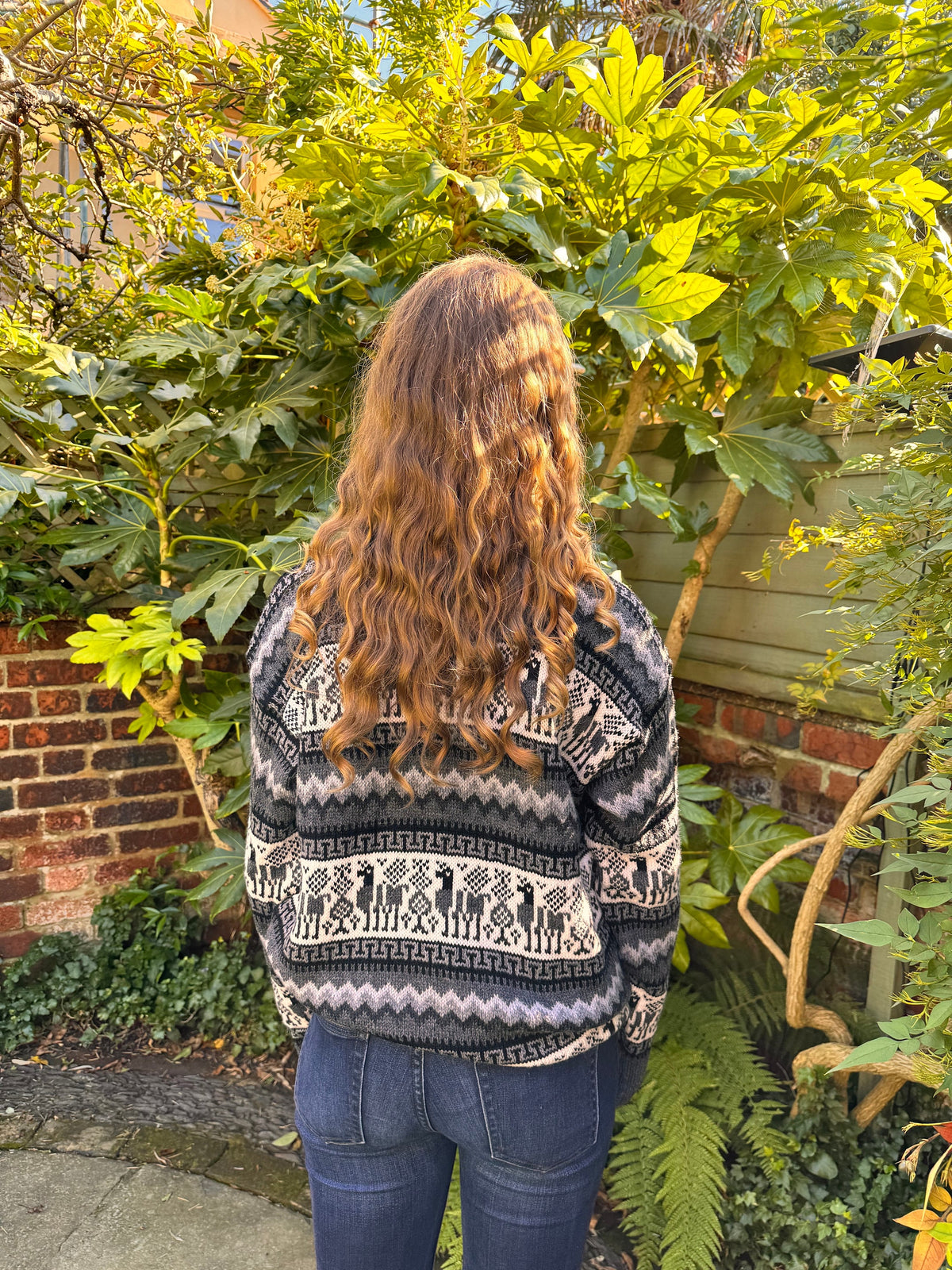 Llama Fair Isle Alpaca Jumper, photo 7