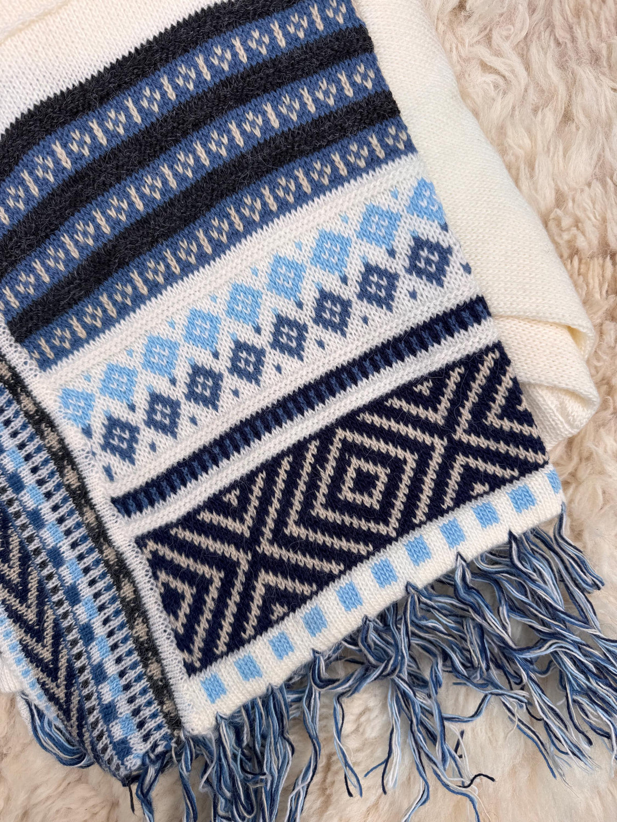 Boho Geometric Alpaca Blend Long Cardigan - Choose Your Colour, photo 7