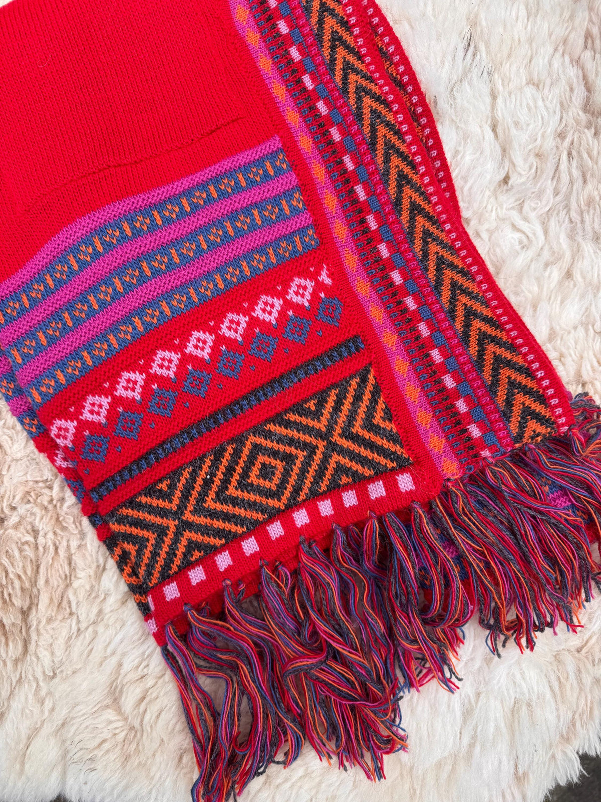 Boho Geometric Alpaca Blend Long Cardigan - Choose Your Colour, photo 4