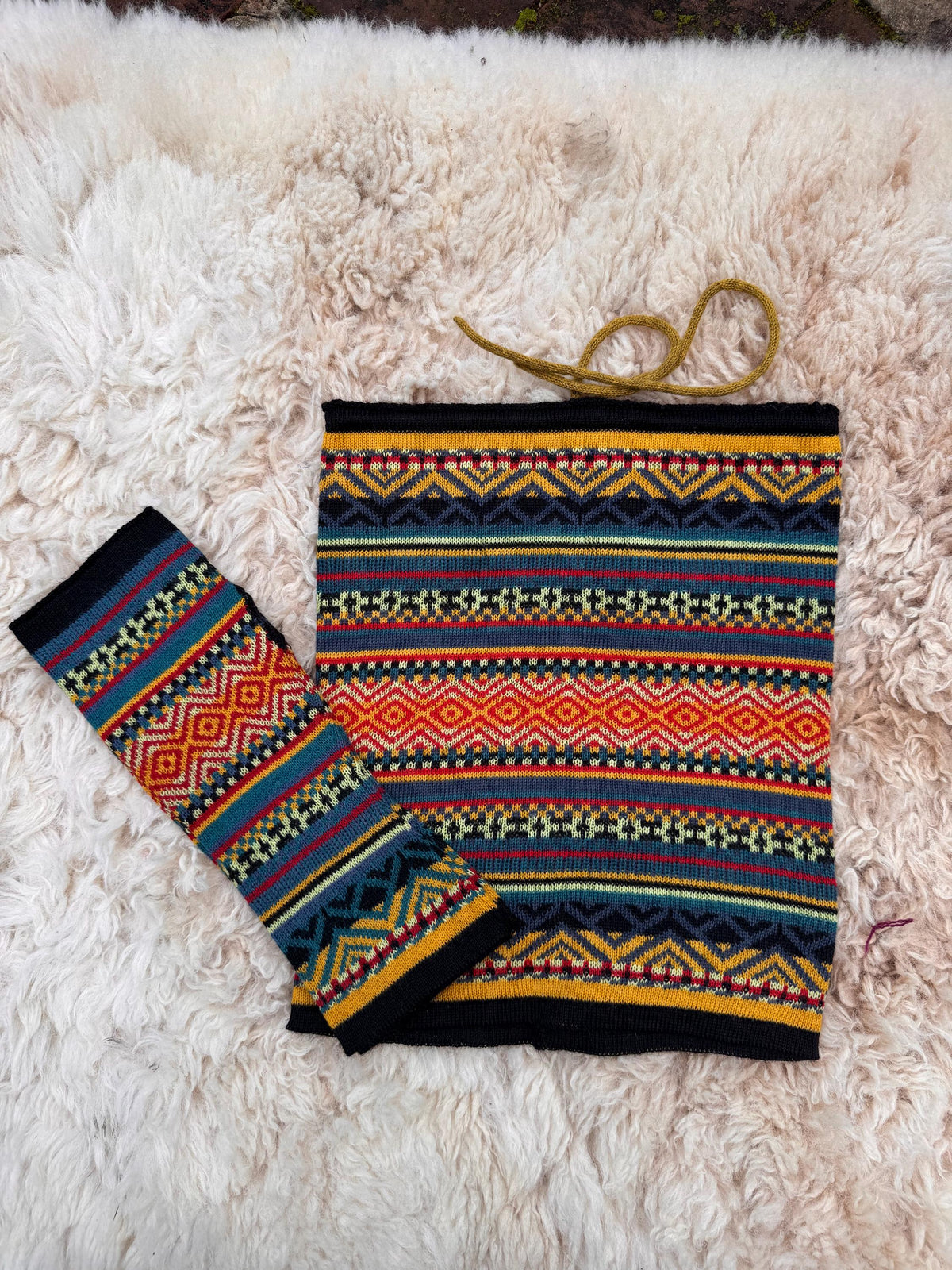 Baby Alpaca Snood & Fingerless Gloves Set - Choose Your Colour, photo 7