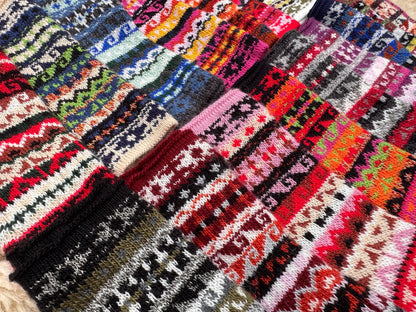 Peruvian Striped Alpaca Fingerless Gloves - Choose Your Colour, photo 6