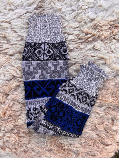 Andean Fair Isle Alpaca Leg Warmers, photo 5