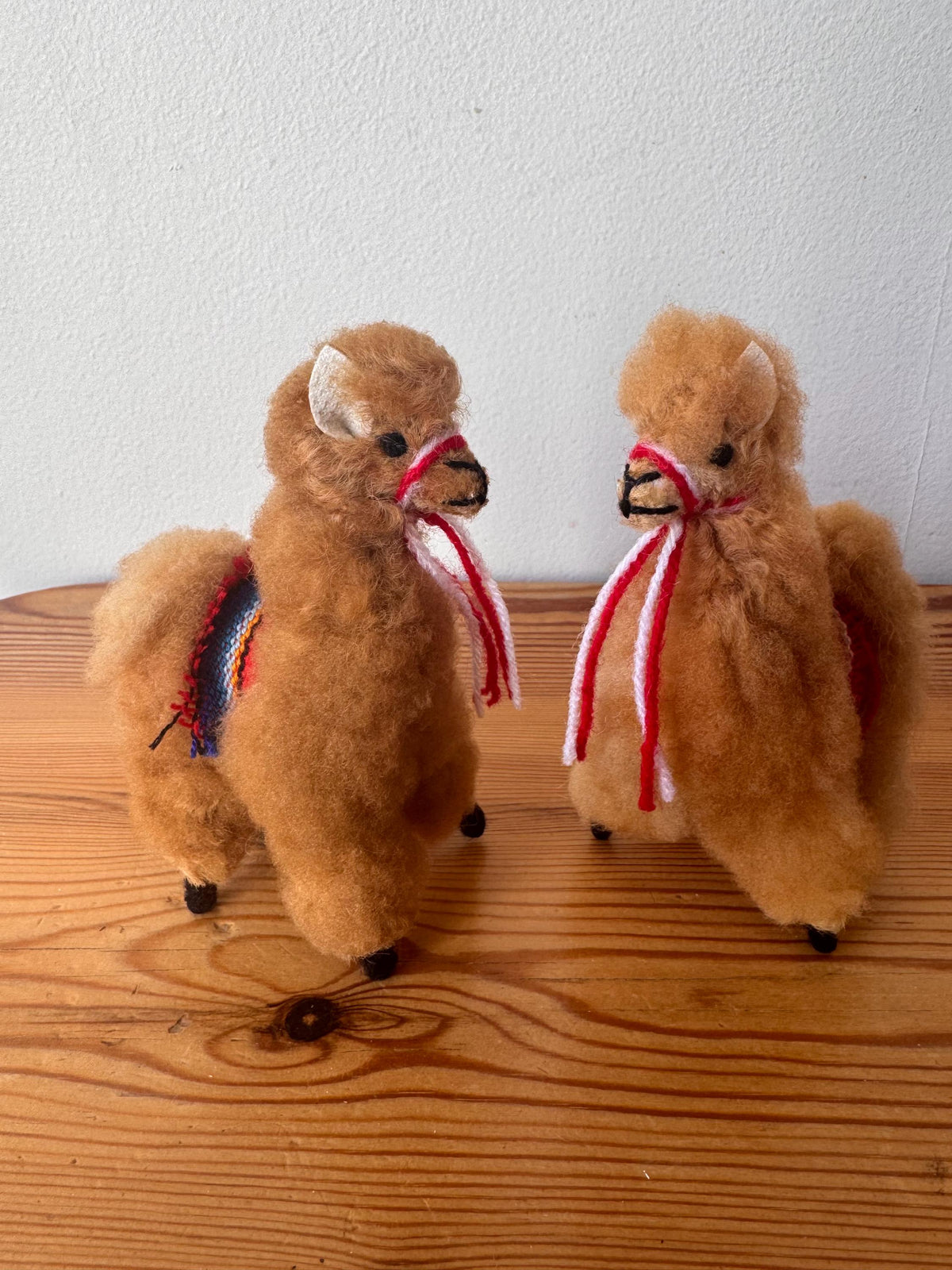 Brown Alpaca Wool Llama Ornament, photo 4