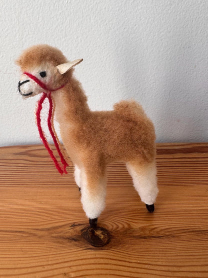 Honey Alpaca Wool Llama Ornament, photo 4