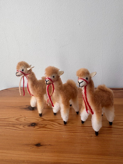 Honey Alpaca Wool Llama Ornament, photo 5