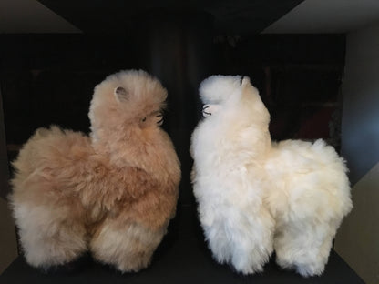 Alpaca cuddle Ornament, Alpaca ornament perfect for birthday or Christmas present made of alpaca wool fur