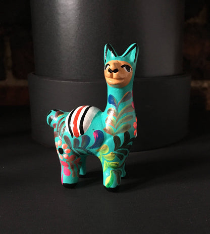 Llama  Ornament, Hand painted ceramic alpaca, Llama ornament perfect for birthday or Christmas present