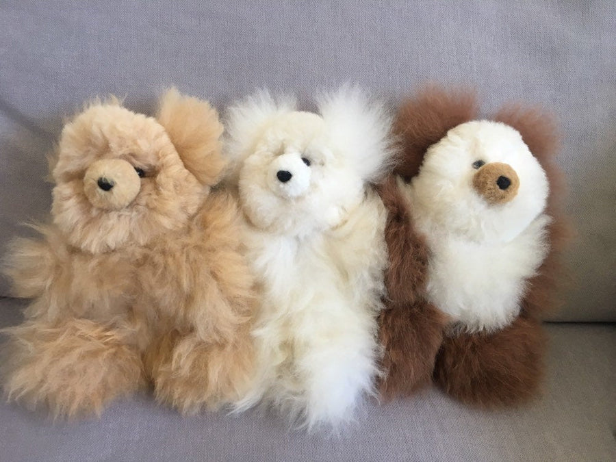 Large Alpaca Fur Teddy Bear
