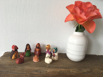 Nativity Scene, Nativity Set, Ceramic nativity set 8 pieces