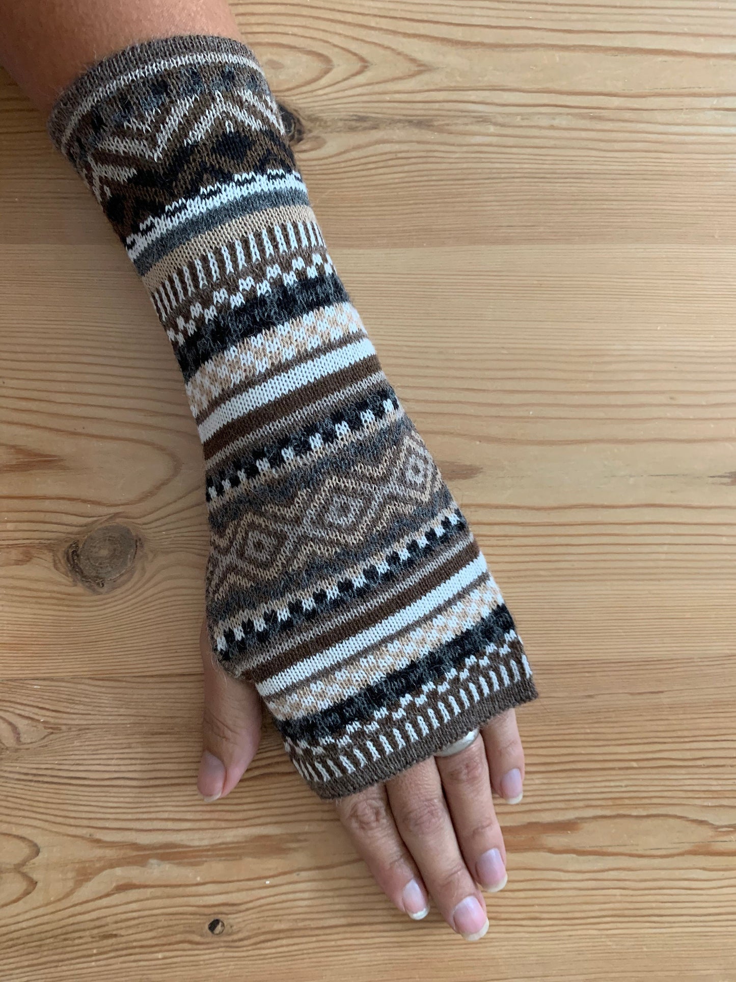 Fingerless gloves, Alpaca wool gloves, Winter gloves, Gloves for her